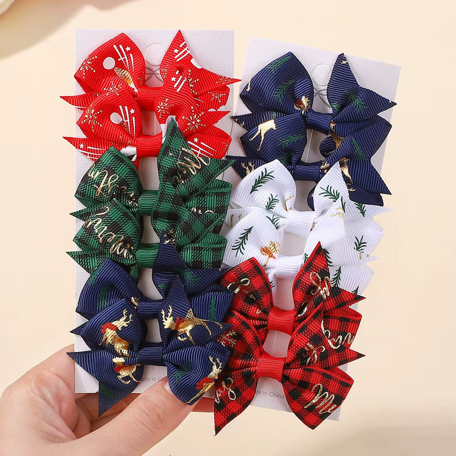 Baby Bows Haarclip Set mit Schleifen, 6 Teile, Kinder - Bild 3