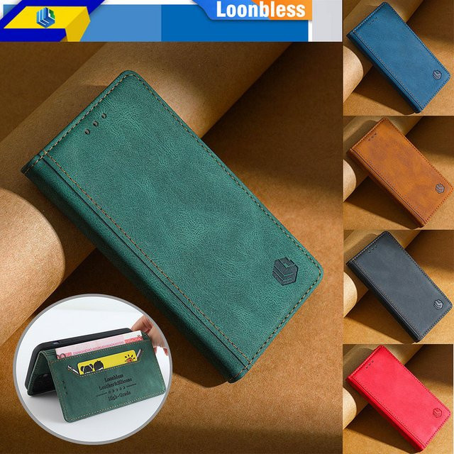 Original Flip-Leder-Handyhülle für Cubot X90 als Etui und Schutzhülle in Rot oder Grün - Bild 1