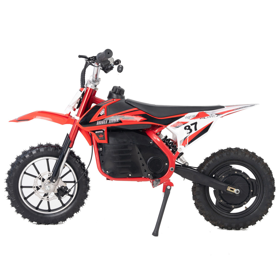 ZHUOHE Elektro-Dirtbike, Offroad-Elektromotorräder, Schwarz, Rot - Bild 2
