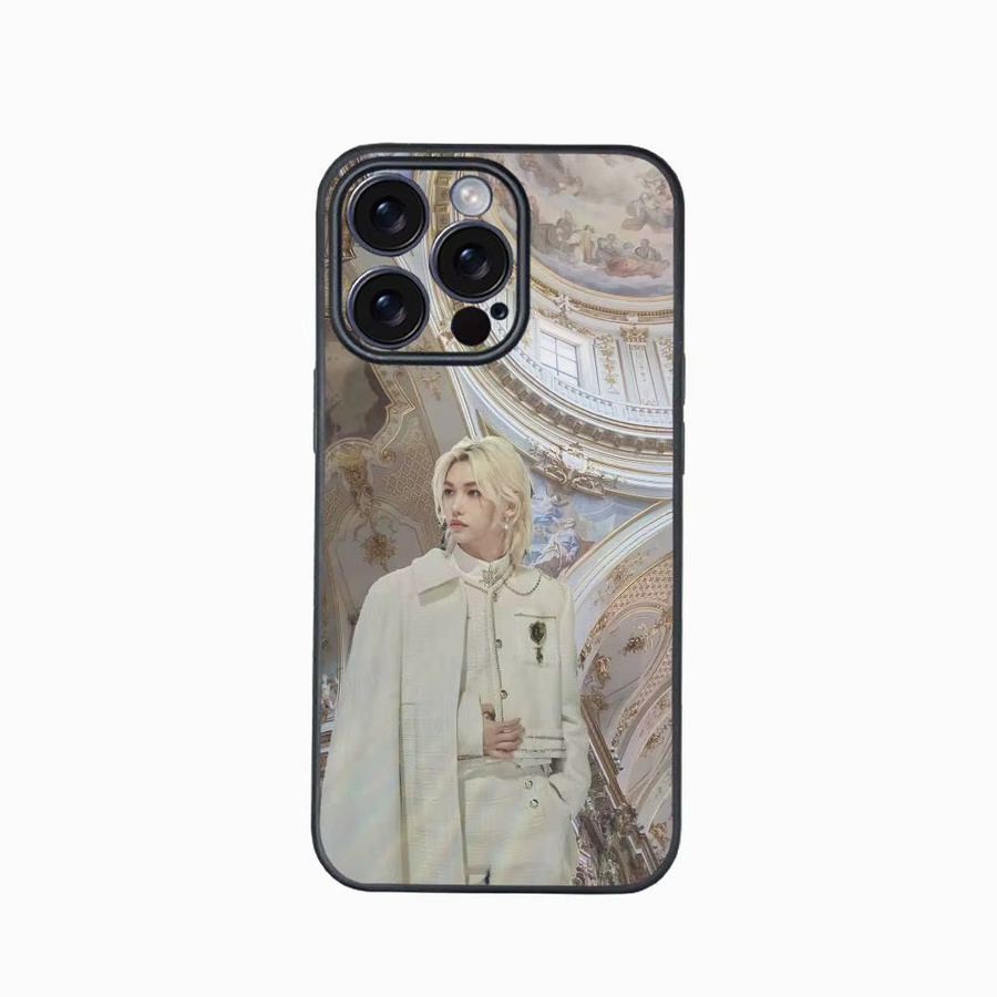 Schwarze Softshell Handyhülle für iPhone 12 bis 17 Pro Max Plus mit Stray Kids Kpop Motiv - Bild 3