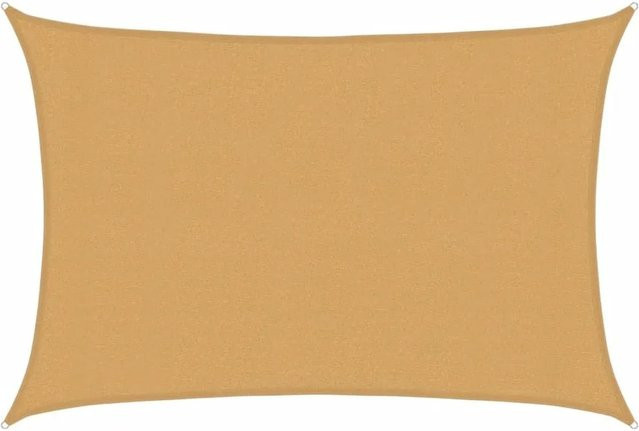 vidaXL Sonnensegel Rechteckig aus HDPE in Sandfarben B: 4 m, T: 3 m - Bild 1