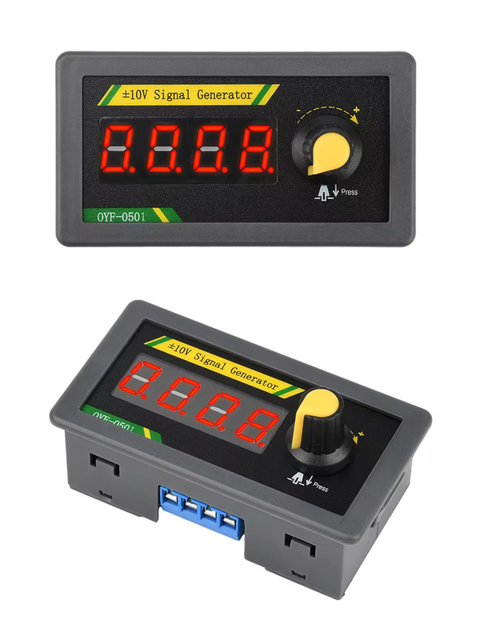 Voktta Digitalanzeige Spannungsquelle und Analoger Signalgenerator DC7-28V mit SPS DAC Ausgang, einstellbar ± 10 V + 5 V/0-10 V, Schwarz - Bild 4