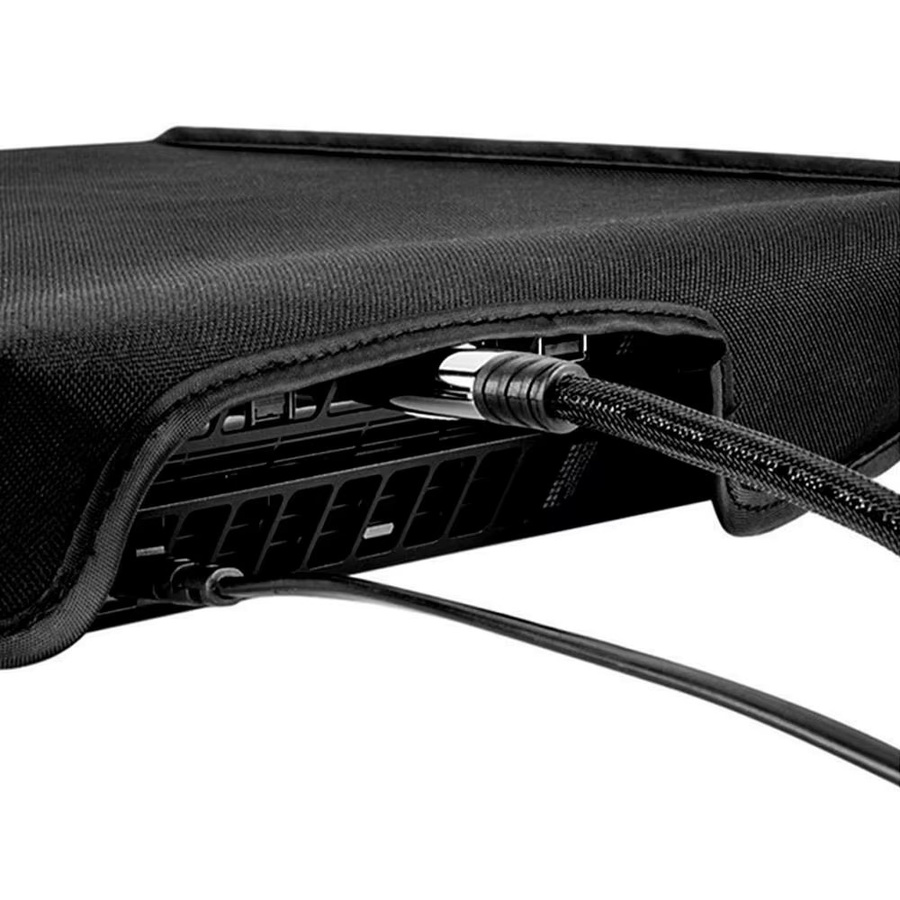 Sony PlayStation 4 PS4 Staubschutzhülle aus Oxford-Stoff in Schwarz - Bild 3