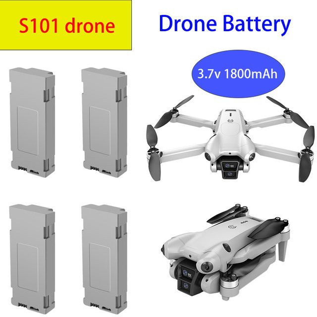 FANHANG Lipo Batterie 3,7 V 1800 mAh für S101 und S101Max RC Quadcopter, Grau - Bild 1