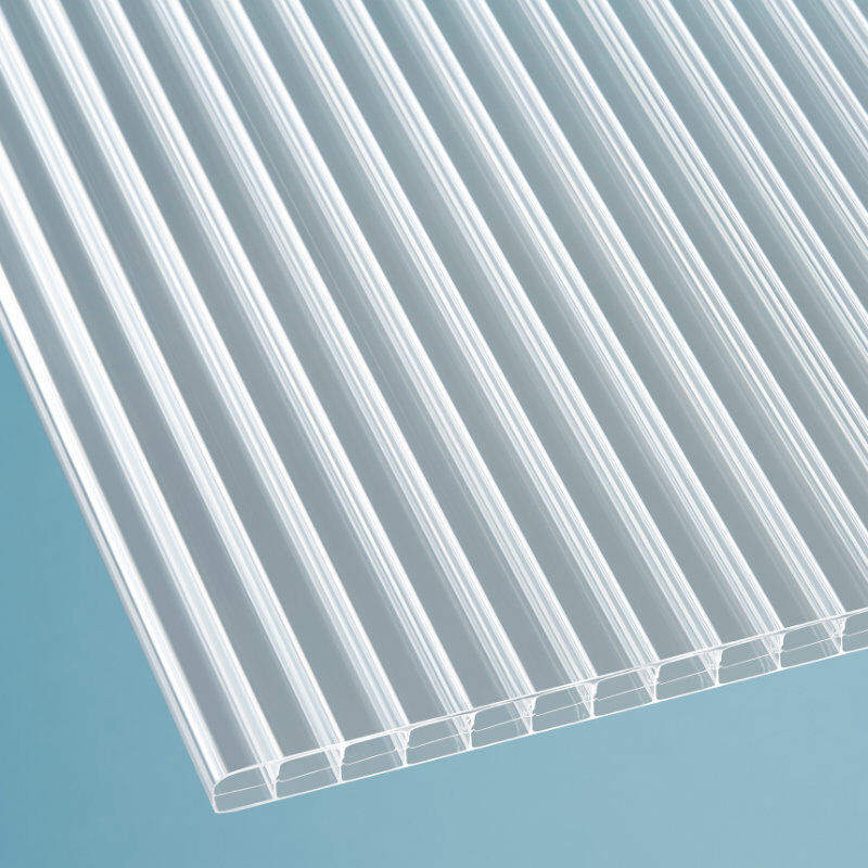Scobalit Stegplatte Polycarbonat blueline glasklar Breite: 120 cm, Dicke: 1,6 cm - Bild 1