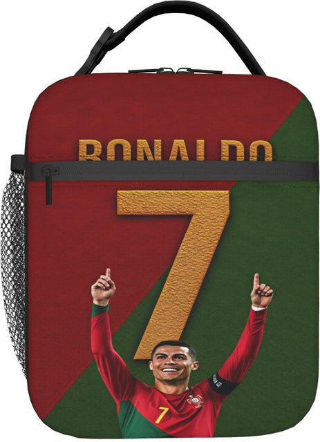 R-Ronaldos Thermische Lunchbox für Damen, bunte Oxford Kühltasche für Büro und Freizeit - Bild 1