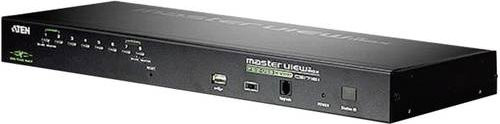 ATEN KVM on the NET CS1708i KVM-Switch mit 8 Anschlüssen für USB und PS/2 in Schwarz - Bild 2