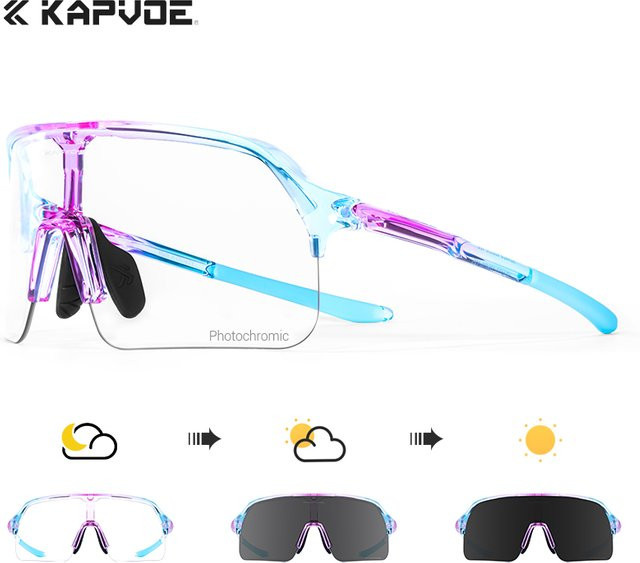 KAPVOE Sonnenbrille, randlos, Kunststoff, multicolor, Unisex - Bild 1