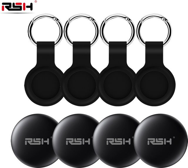 RSH Bluetooth Smart Tag GPS-Tracker für Apple Find My, Schwarz - Bild 1