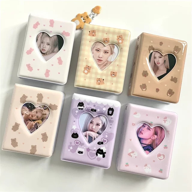 Kpop Fotokarten Sammelmappe mit 18 Seiten für 3-Zoll Idol-Fotos, Multicolour Bilderalbum für Kartensammler - Bild 1