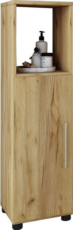VCM Midischrank Flandu Badschrank in Eiche Honig, B/H/T: 31 x 93 x 30 cm