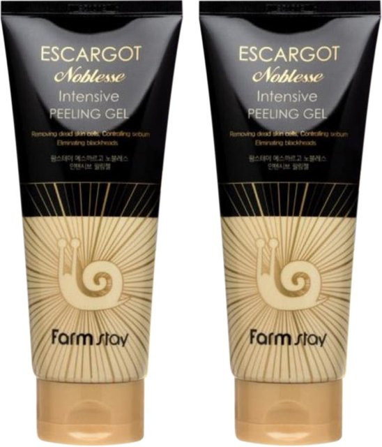 FARM STAY Escargot Noblesse Intensiv Peeling Gel, 180 ml, mit Schneckenschleimextrakt - Bild 1