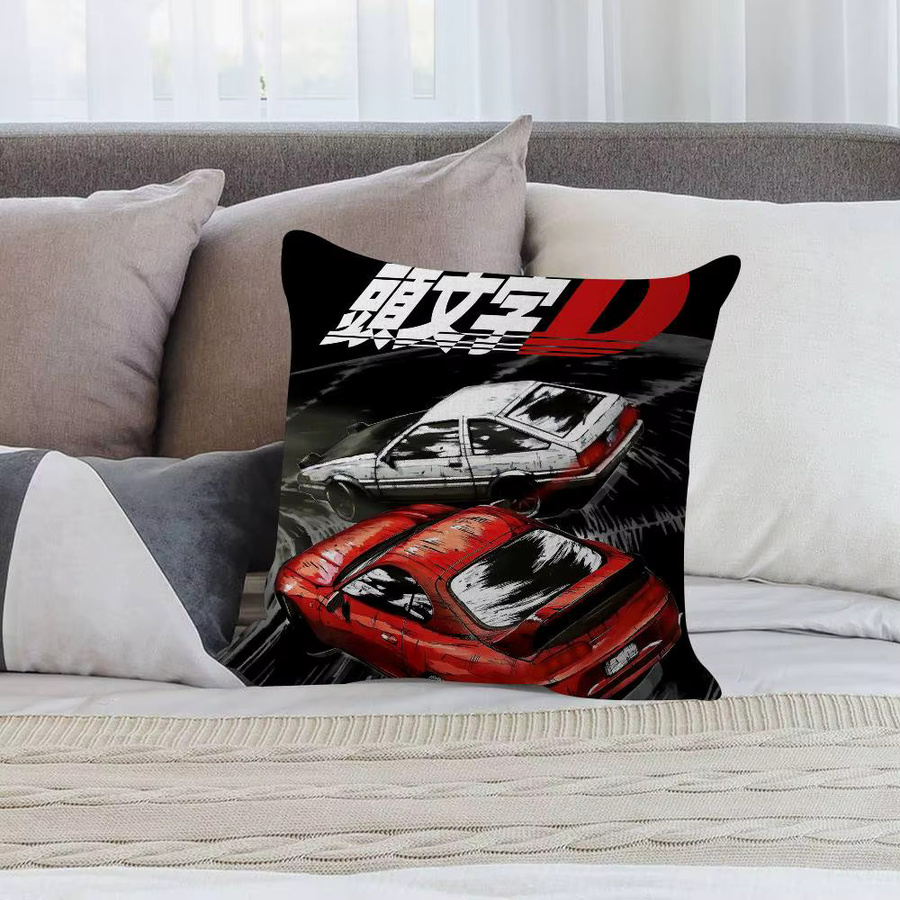 Beast Kingdom Initial D Anime Kissenbezug, quadratisch, Multicolour, B/B: 30,0 x 30,0 cm - Bild 5