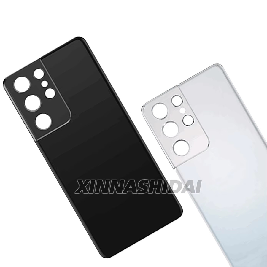 Samsung Galaxy S21 Ultra Akku-Rückabdeckung Gehäuse-Panel mit Kameraglas in Schwarz - Bild 2