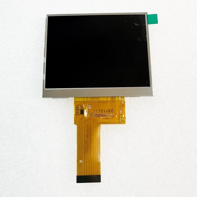 Qi Hande Ersatz LCD-Display für R35S und R36S Retro-Spielkonsolen, 3,5 Zoll, Schwarz, Modell HL-PGDM035HD-C-V2 ohne Abdeckplatte - Bild 1