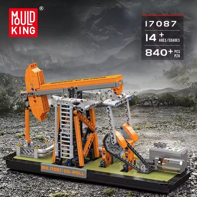 Mould King Motorisierter Ölbohrturm, Bausteine, ab 14 Jahren - Bild 1