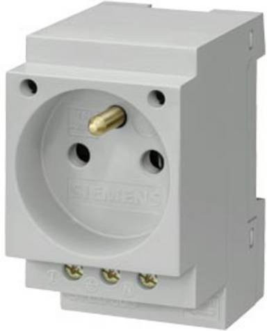 Siemens Steckdose Delta Schalterprogramm in Grau 5TE6803 - Bild 1