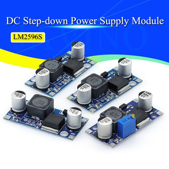 Stlxy LM2596S DC-DC Step-Down Spannungsregler Modul, einstellbares Stromversorgungsmodul, Blau - Bild 1