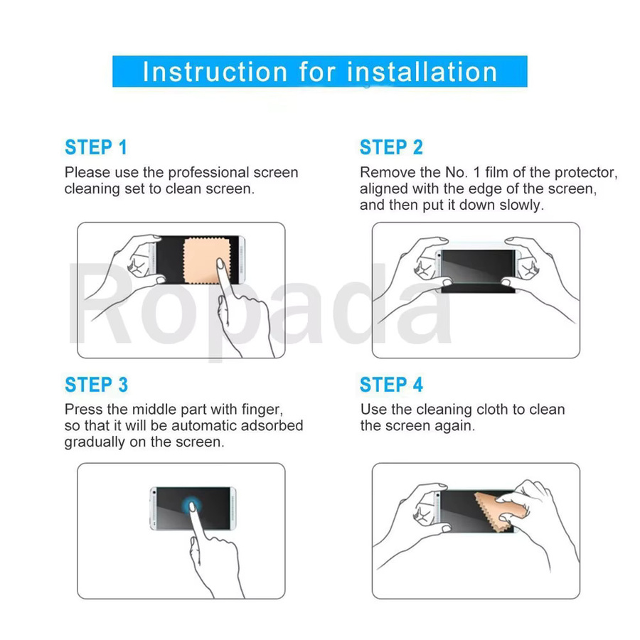 3er-Pack Glas-Displayschutzfolie für Apple iPad Mini 8,3 Zoll (7. Generation 2024, 6. Generation 2021, 5. Generation, 4. Generation) transparent - Bild 4
