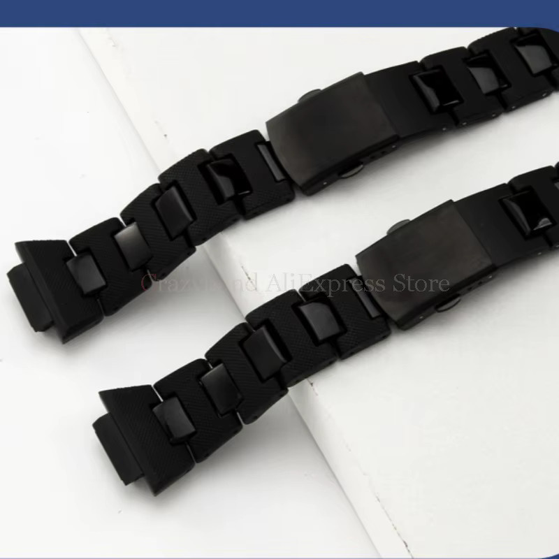 Uhrenarmband Kunststoff, Schwarz, 16 mm, Unisex - Bild 5