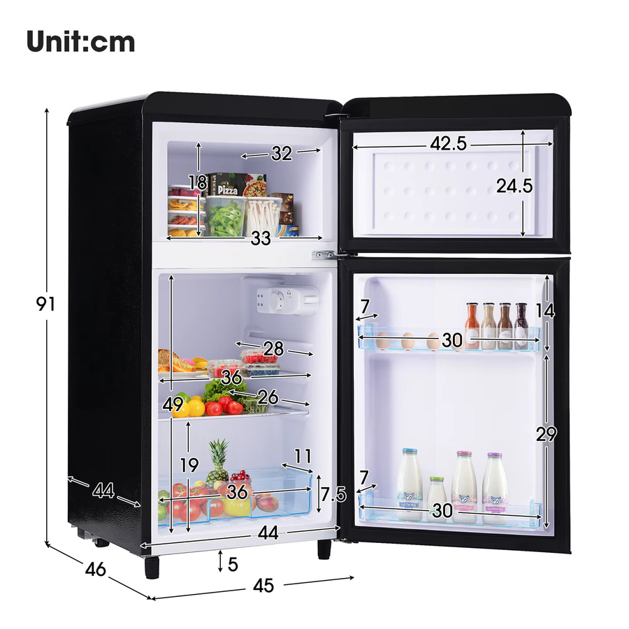 Jugacool Minikühlschrank 72 Liter in Schwarz für Auto und Haushalt - Bild 6