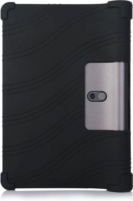 Silikonhülle für Lenovo Yoga Smart Tab YT-X705F 2019, Babysichere Standabdeckung in Schwarz - Bild 1