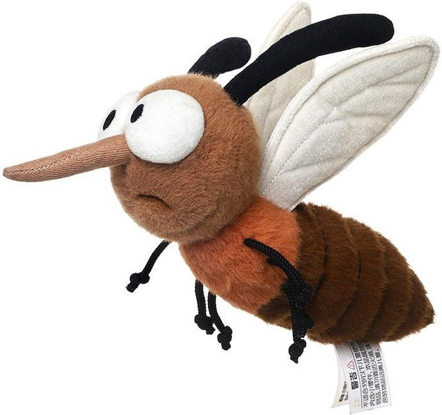 Yiran toy Cartoon Mücken Plüschtier, 25cm, Braun - Bild 1
