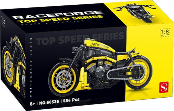 MOC Technische 1:8 Motorrad Bausteine, Sport Auto, ab 8 Jahren - Bild 1