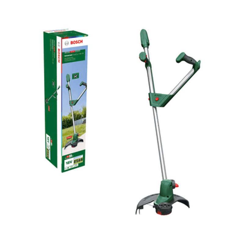 Bosch UniversalGrassCut 18V-260 Akku-Rasentrimmer in Grün/Schwarz mit Akku, Ladegerät und Nylonlinie sowie Teleskopstange - Bild 3