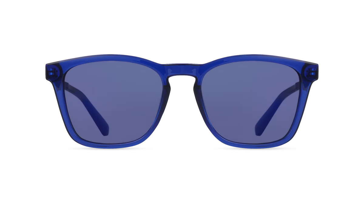 Calvin Klein CKJ22642S Sonnenbrille, Vollrand, Quadratisch, Kunststoff, Blau, Grau, Herren - Bild 1