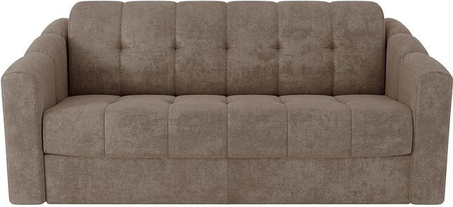 Vente-unique Schlafsofa Darielo in Beige, Breite: 190 cm, B/T/H: 140 x 190 cm - Bild 1
