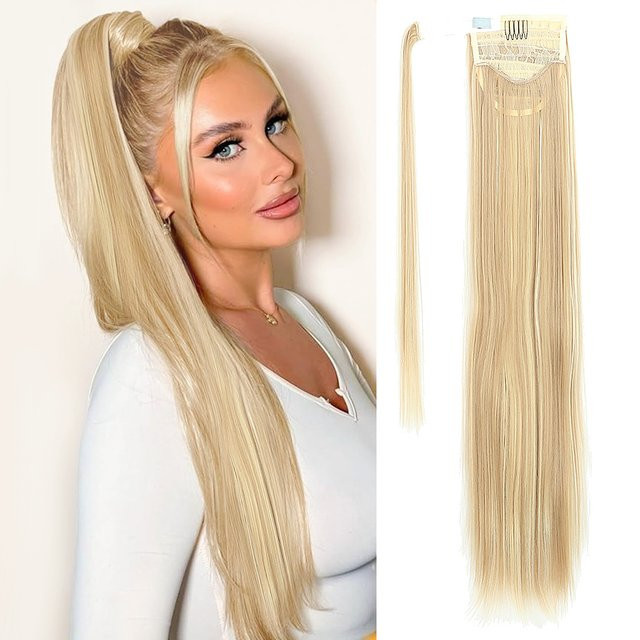 JIAMEISI Haarverlängerung Synthetisch, 71,1 cm, mehrfarbig, Damen und Mädchen - Bild 1
