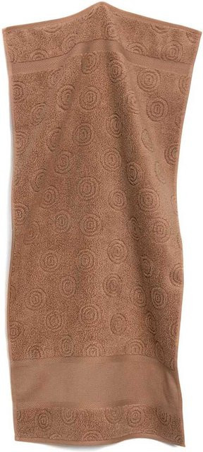 Rico Design Handtuch Kreise in Braun, B: 50 cm, L: 100 cm - Bild 1