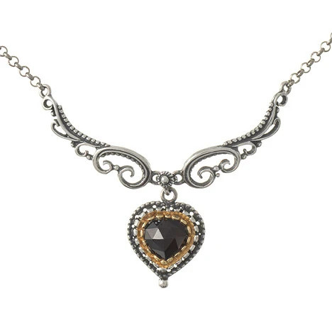 SIGO Collier 925 Silber, Granat, Unisex - Bild 1