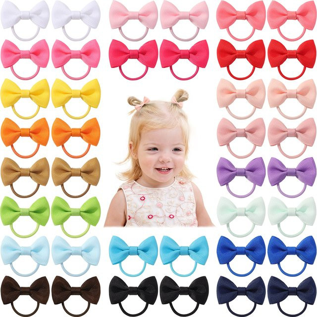 BABY BOWS Mini-Haarschleifen für Kinder, 40 Stück - Bild 1