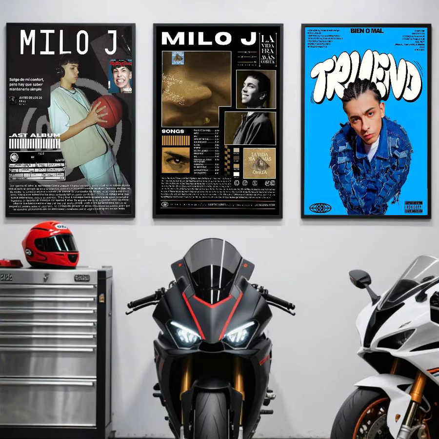 Kayou Milo J Poster Kunstdruck im Anime-Stil, Mehrfarbig, Rechteckig - Bild 4