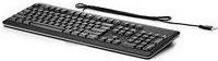 HP HPE Standard Tastatur mit USB-Anschluss, Membran, AZERTY Französisch, Silber/Schwarz (QY776AA#ABF) - Bild 1