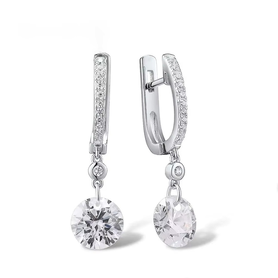 SANTUZZA Ohrringe, 925 Silber, Zirkonia, Damen - Bild 1