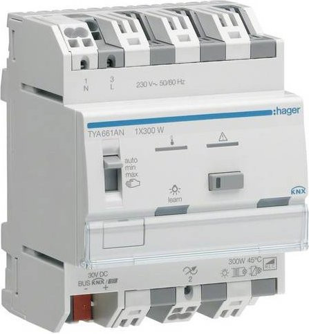 Hager TYA661AN Dimmaktor KNX in Weiß - Bild 1
