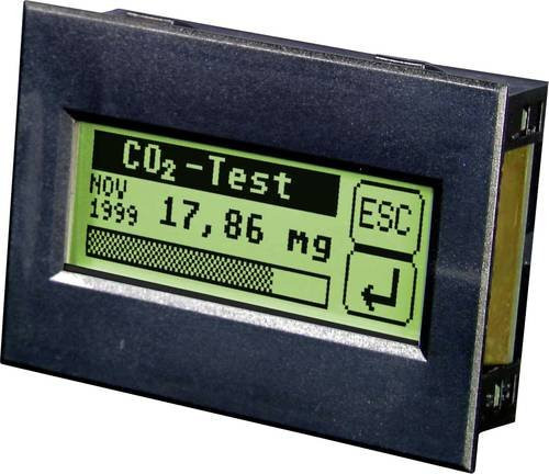 DISPLAY VISIONS LCD-Display in Gelb, Grün und Schwarz B/H/T: 77 x 54 x 25,7 mm - Bild 1