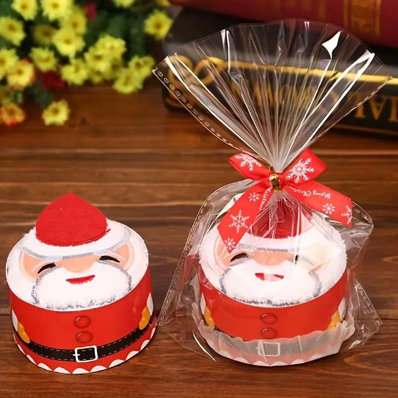3er-Set ZQNYCY Cartoon Santa und Schneemann Handtücher aus Frottee für Küche und Badezimmer - Bild 2