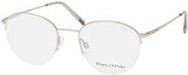 MARC O'POLO 502225 Korrektionsbrille, Halbrand, Rund, Metall, Silver, Unisex - Bild 1