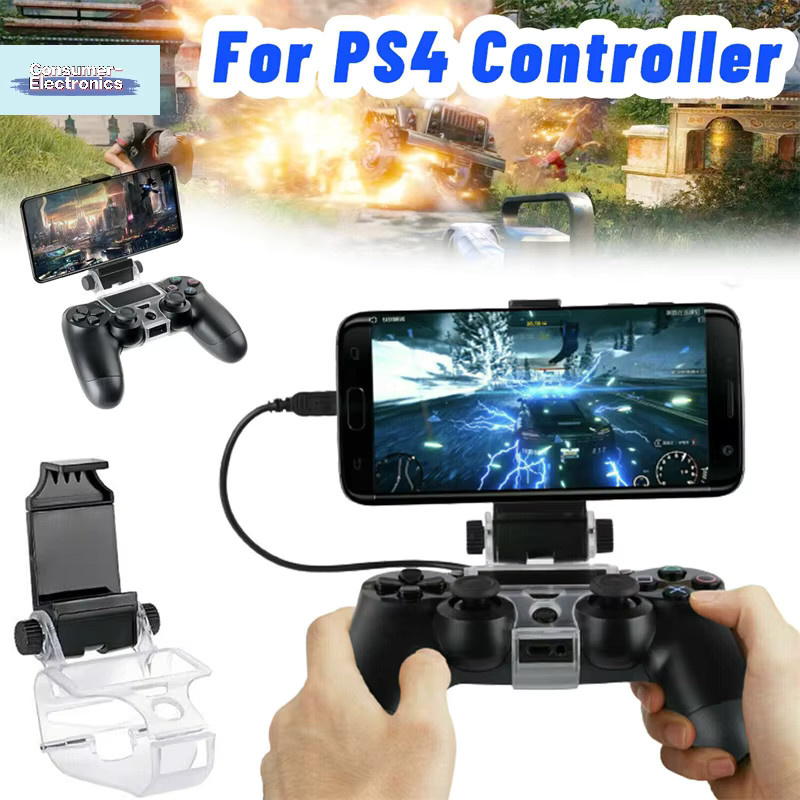 SD&HI Smartphone Halterung für Dualshock 4 Controller in Schwarz - Bild 3