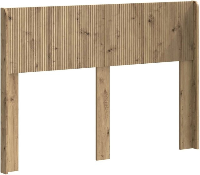 vidaXL Kopfteil Artisan-Eiche in Braun aus Holzwerkstoff mit vertikalem Latten-Design - Bild 1
