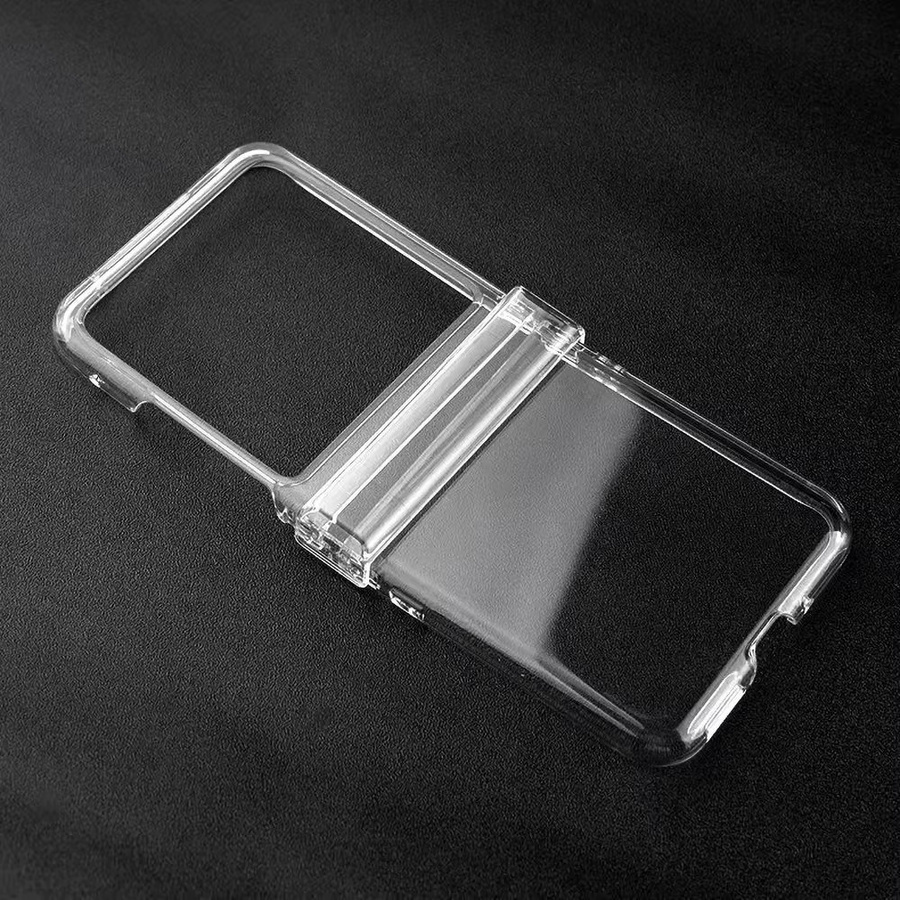 Transparente Handyhülle für Motorola Razr 50 und Razr 40 Ultra aus Hartschale mit PC-Scharnier - Bild 2