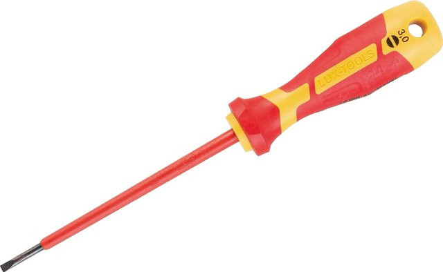LUX-TOOLS VDE-Schraubendreher Professional Schlitz Rot, Breite: 3 mm, Länge: 100 mm - Bild 1