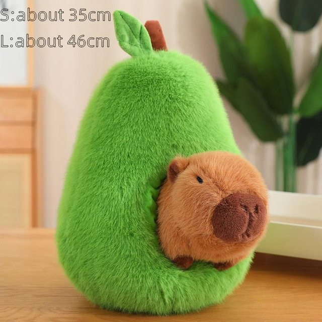 Yiran toy Capybara in Avocado, Plüschtier, Grün - Bild 1