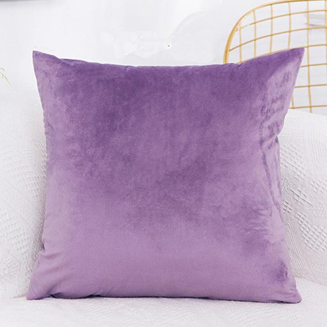 Yiran Furniture Kissenbezug aus Samt in Lichtlila, B/H: 40 x 40 cm - Bild 1