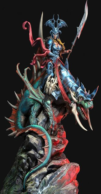 Malifaux Ancient Fantasy Frauensoldat, Modellbausatz, Miniatur-Soldat, 1/24 - Bild 1