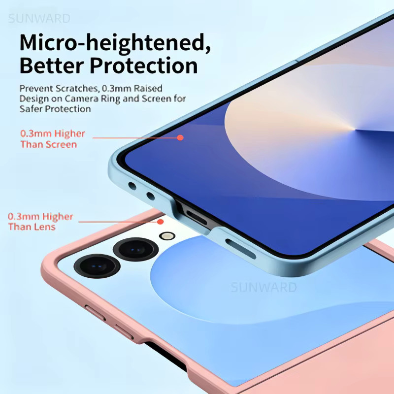 Matte Handyhülle für Samsung Galaxy Z Flip 8 7 FE 6 5 4 3 in Grün, ultra dünne und stoßfeste PC-Schutzhülle - Bild 4
